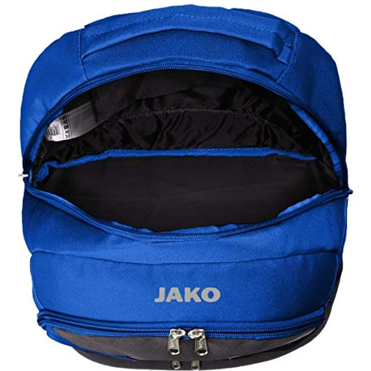 Jako Sporttasche 1816 Rucksack Striker mit Bodenfach, Unisex, Polyester 600 D, 34 x 21 x 46 cm, Blau – Bild 3