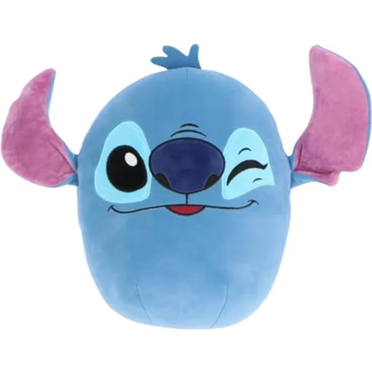 Disney Lilo & Stitch Stitch Alien Plüschtier, superweich und knautschig, 32 cm, Multicolor