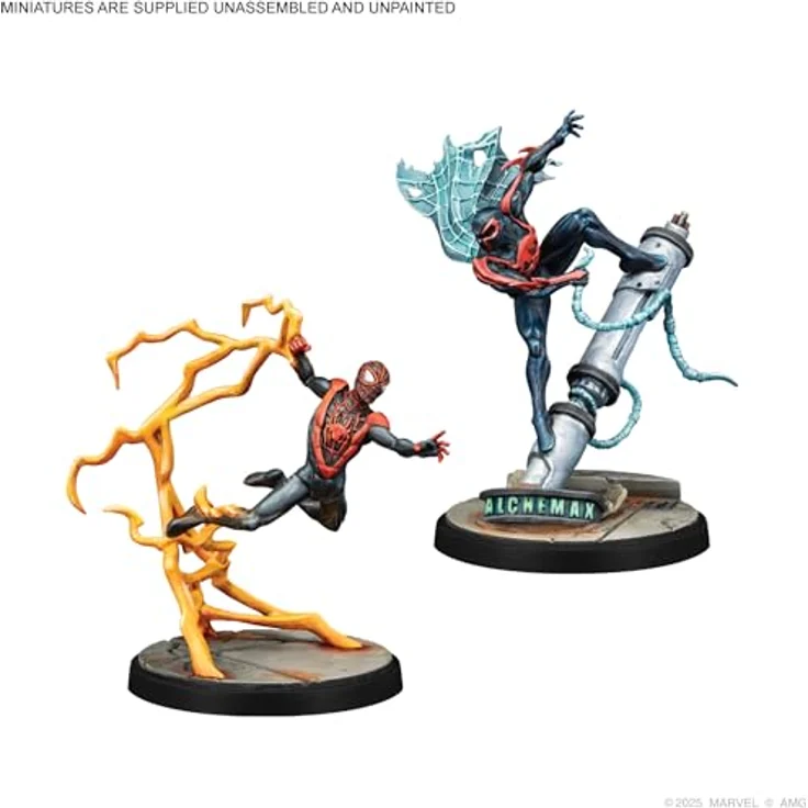Atomic Mass Games MARVEL CRISIS PROTOCOL Prowler, Spider-Man 2099 & Ultimate Spider-Man, Sammelfiguren mit Miniaturen und Spielkarten für 2 Spieler, 14+ Jahre – Bild 3