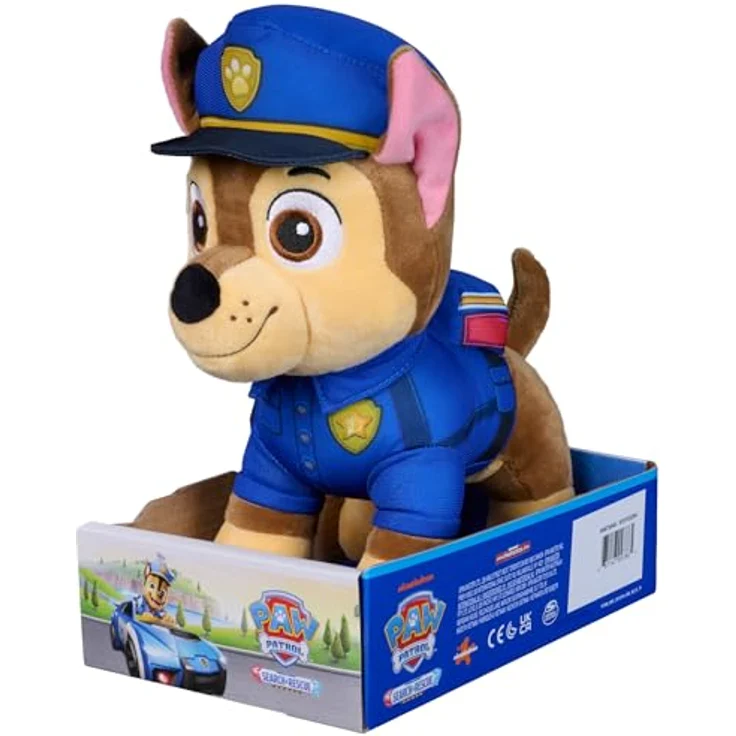 Spin Master GPW Paw Search & Rescue Chase Plüsch, 25 cm großer Kuscheltier mit Polizeiuniform und Soft-Flashlight – Bild 8