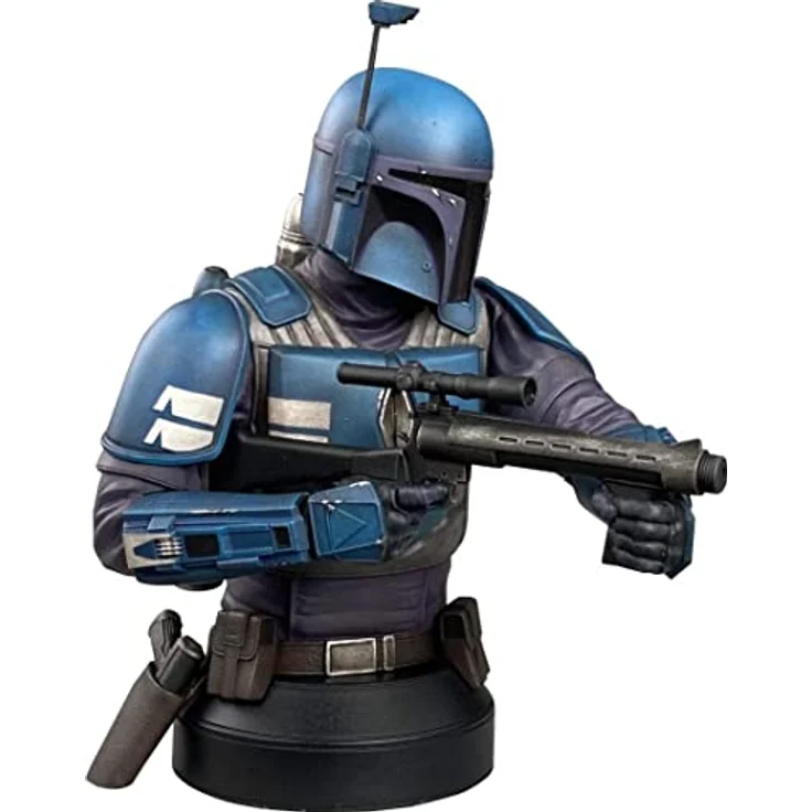 Diamond Select Star Wars The Mandalorian Bust 1/6 Death Watch, limitierte Polystone Büste, 18 cm, handnummeriert, mit Echtheitszertifikat – Bild 2