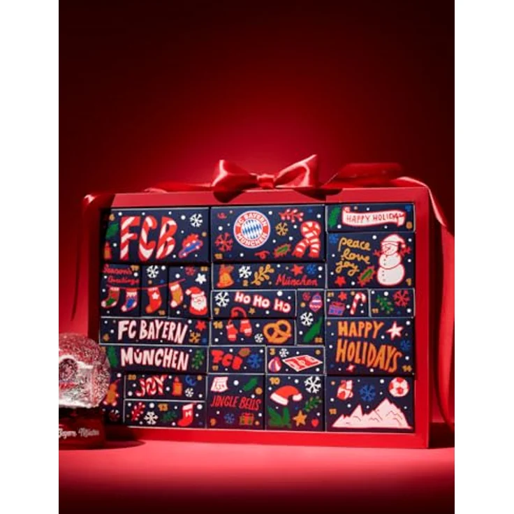 FC Bayern München Kinder Adventskalender 2025, mehrfarbig, aus Pappe, Höhe 53 cm, Breite 37 cm – Bild 7