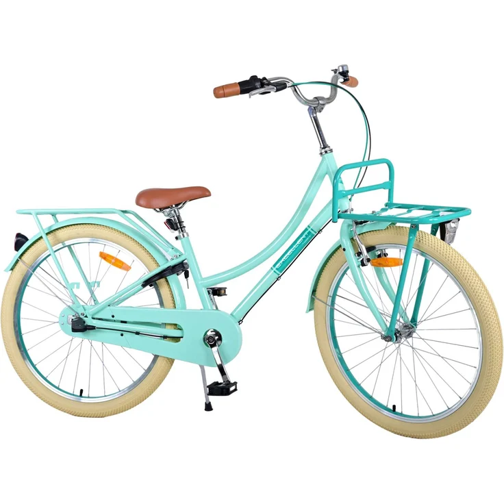 Volare Kinderfahrrad Excellent 24 Zoll in Grün, STVO-geprüfte Beleuchtung, Shimano Nexus 3 Schaltung