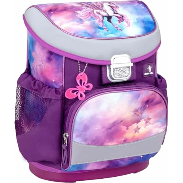 Belmil Mini-Fit Schulranzen Set 4-teilig (405-33/AG/S) (Pegasus) - Leichtgewichtiger Schulranzen für Erstklässler mit reflektierenden Elementen – Bild 4