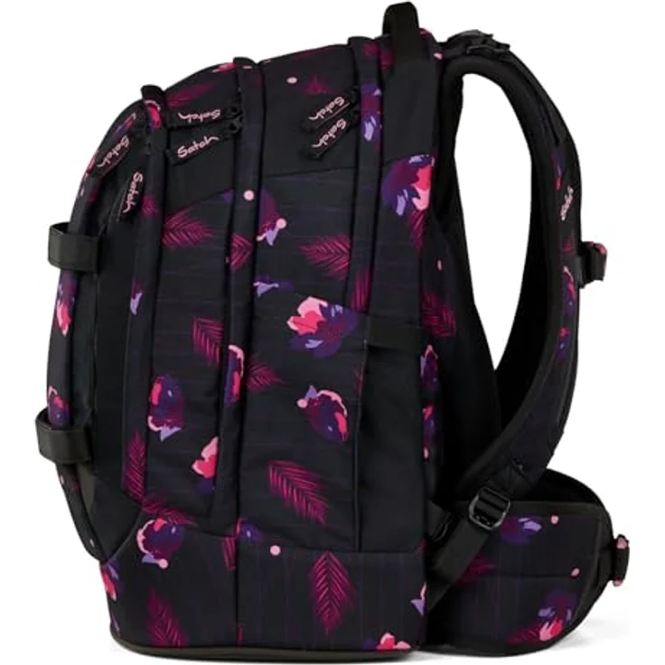Satch Schulranzen PACK Mystic Nights, ergonomisch mit Your-Size-System, anpassbar für Körpergrößen 1,40 - 1,80 m, 30 l Volumen – Bild 6