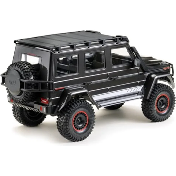 Absima CR4.4 Wolf Brushed 1:10 RC Modellauto Elektro Crawler Allradantrieb (4WD) RTR 2,4 GHz, innovative Tank Turn Funktion, schwarz – Bild 2