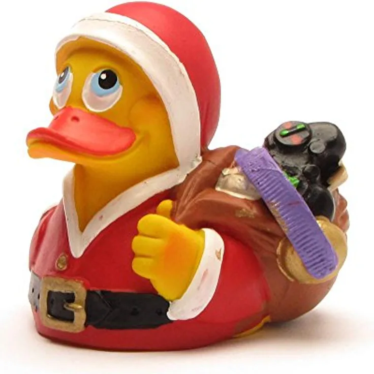 Duckshop I Weihnachtsmann Badeente I Quietscheentchen I Quietscheente