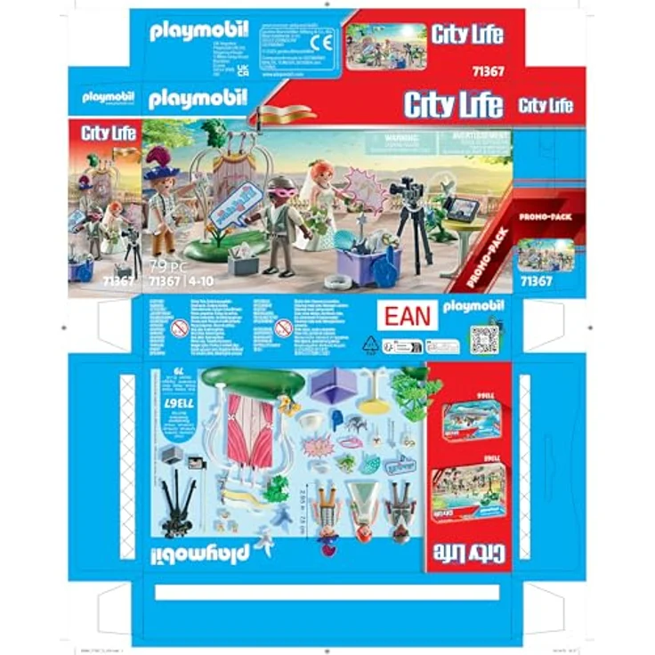 Playmobil® Konstruktions-Spielset Hochzeits Fotobox (71367), City Life, (79 St) – Bild 9