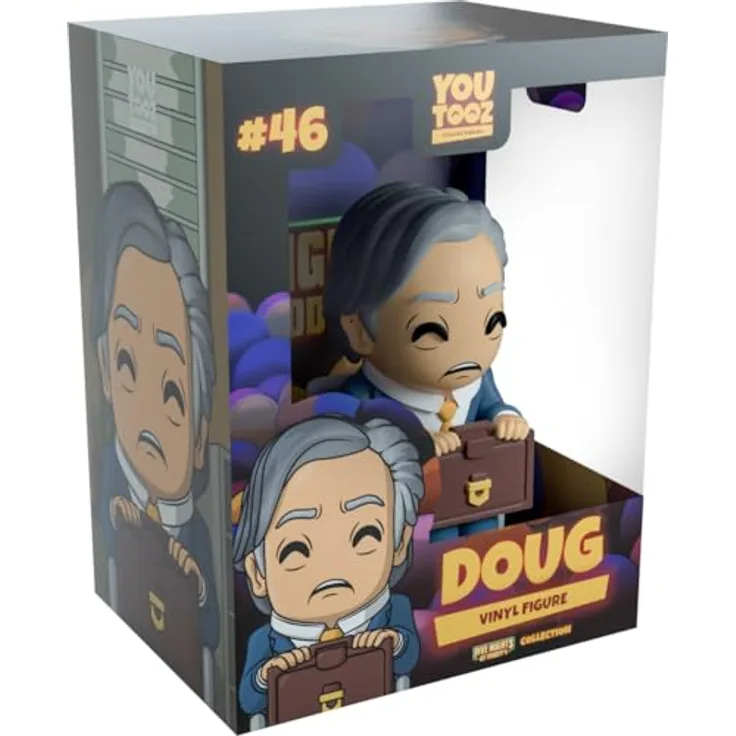 Youtooz FNAF Movie Doug 11,4 cm Vinyl-Figur, Sammlerstück aus Five Nights at Freddy's - Metall- und Holzstuhl, brauner Koffer
