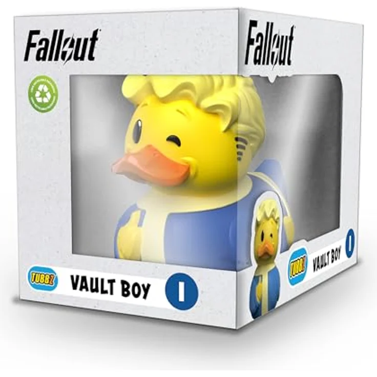 TUBBZ Vault Boy Box-Ausgabe, Sammler-Vinyl-Gummiente Figur, 9 cm groß, offizielles Fallout Merchandise – Bild 2