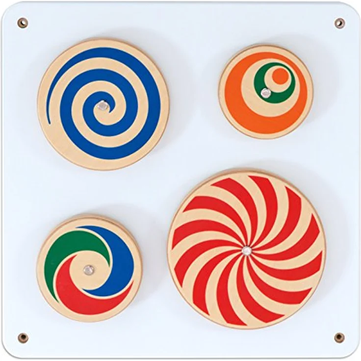 Betzold Motorikbrett Wandelemente Set 1, 6er-Set – Holz-Wandspielset für Kinder, fördert Motorik und Sinneswahrnehmung – Bild 7
