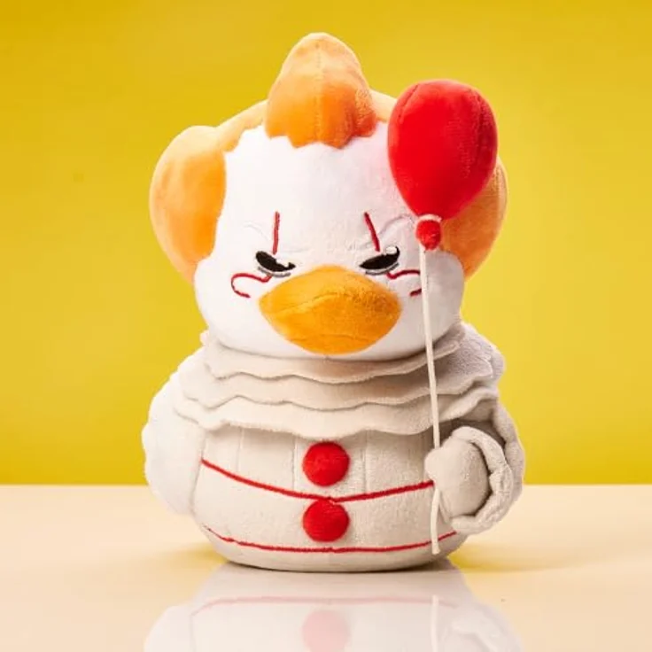 TUBBZ Tubbz Ente Plüsch IT Pennywise, Sammlerstück aus 100% Polyester, 20 cm hoch – Bild 5