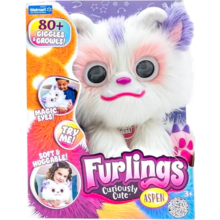 Funrise Toys Furlings Aspen, Interaktives Plüschtier mit über 80 Geräuschen und freudigen Interaktionen – Bild 3