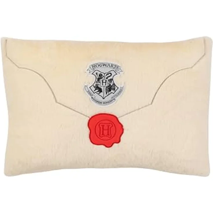 United Labels Harry Potter Kinderkissen, Beige, Dekokissen mit Hogwarts Logo, 45x30 cm, vielseitig einsetzbar – Bild 3