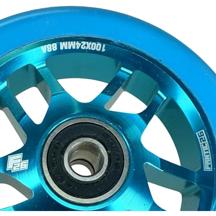 Fantic26 Base Stunt-Scooter, 100mm Rolle mit ABEC-11 Kugellagern, Aluminium 6061-T6, langlebig und leicht – Bild 2