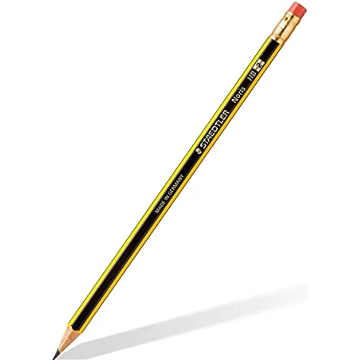 STAEDTLER Noris Bleistifte mit Radiergummi, HB, hohe Bruchfestigkeit, 72er Set im Köcher, Made in Germany – Bild 2