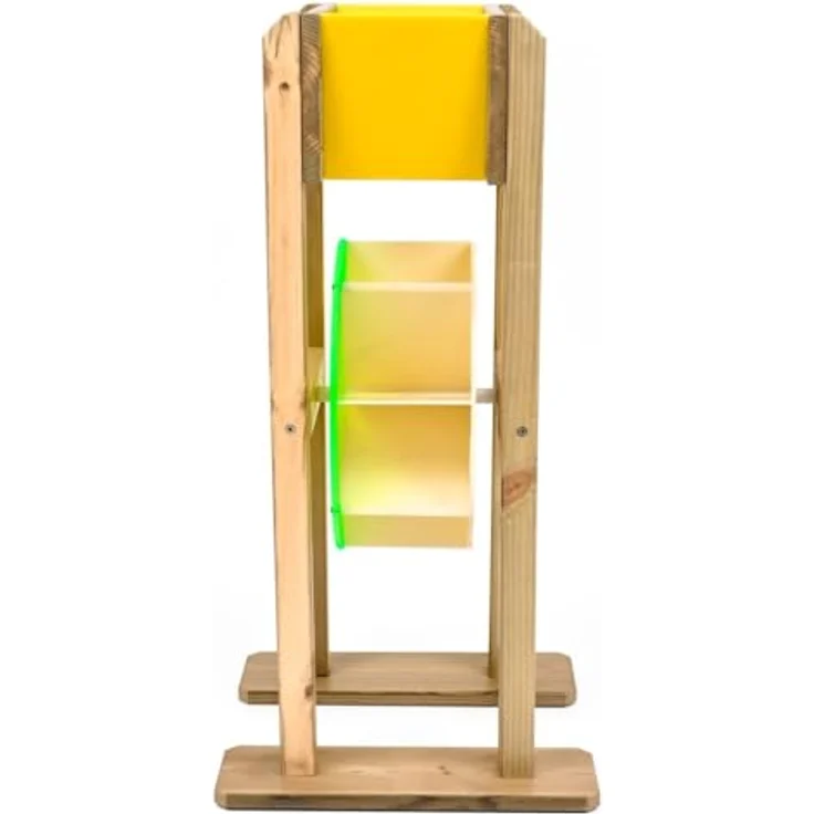 Classic World Sandtrichter aus Holz mit Mühle, umweltfreundliches Sandspielzeug für Kinder ab 3 Jahren, ungiftig und kreativitätsfördernd – Bild 2