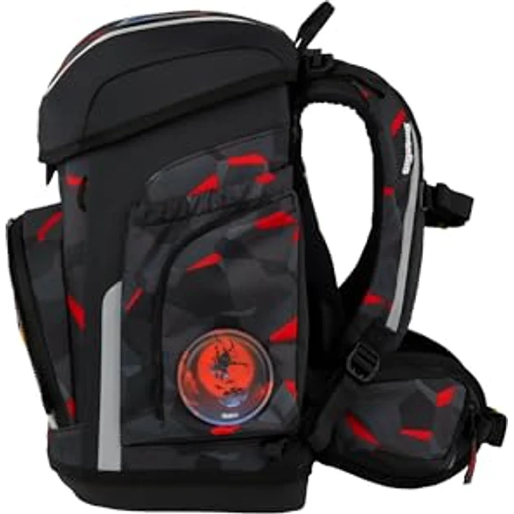 ergobag cubo Set, ergonomischer Schulranzen 5-teilig, individualisierbar, für 1. Klasse, Größe 28 x 40 x 25 cm, aus 27,7 recycelten PET-Flaschen – Bild 4