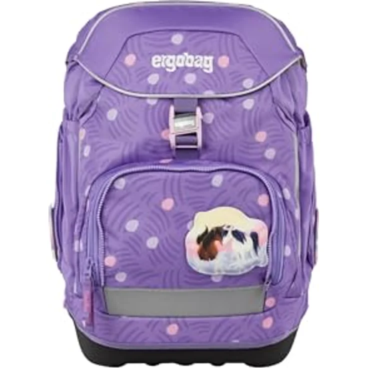 ergobag Pack Set, ergonomischer Schulranzen 6-teilig für 1. Klasse, flexibel, mit individuellem Design und Reflektoren, 28 x 40 x 25 cm – Bild 2