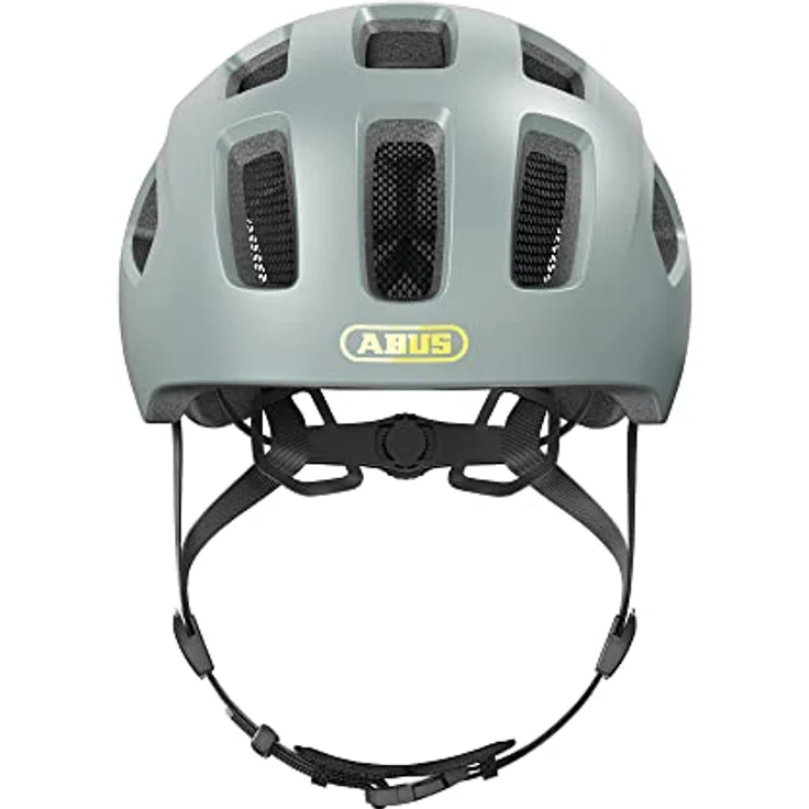 ABUS Fahrradhelm Youn-I 2.0 - mit Licht für Kinder, Jugendliche und Junge Erwachsene - Mädels Jungs - Grau, Größe S, Grau (cool Grey), S (48-54 cm) – Bild 2