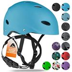 Apollo Skate-Helm/Kinder-Helm - Verstellbarer Skateboard, Scooter, BMX-Helm, mit Drehrad-Anpassung geeignet für Kinder, Erwachsene, in verschiedenen Größen und Farben