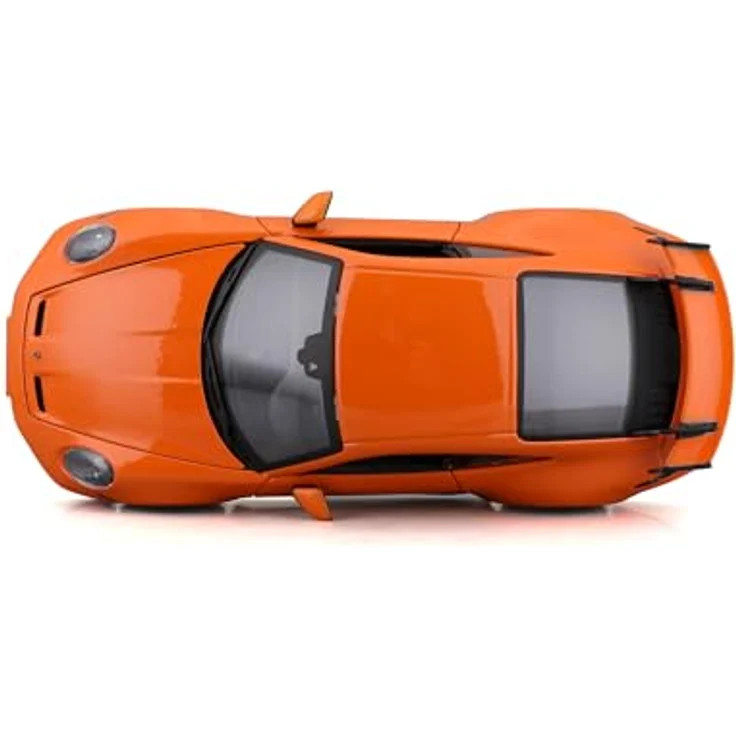 Bburago Porsche 911 GT3 (2021), Modellauto im Maßstab 1:24 mit beweglichen Türen, grün oder orange – Bild 5