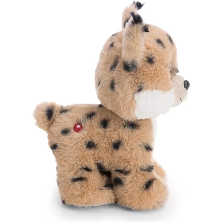 NICI GLUBSCHIS Luchs Lenzo, hochwertiges Kuscheltier aus braunem Plüsch, 15 cm, mit goldenen Glitzeraugen und liebevollen Details, ideal zum Kuscheln und Spielen, perfekte Geschenkidee für Kinder & Erwachsene | 63054 – Bild 2
