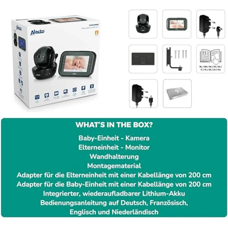 Alecto, Babyphone, DVM200MBK – Bild 12
