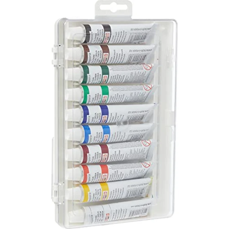 KOH-I-NOOR Temperafarben Schulmalfarben Set, 10x16 ml Gouachefarben für kreative Projekte – Bild 1
