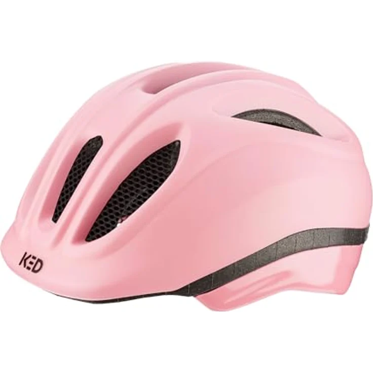 KED Kids Youth Meggy III Trend Fahrradhelm, Flamingo Pink, S (46-51cm) - Made in Germany, MAX Shell-Technologie, Verstellbares System, Insektenschutznetz – Bild 1