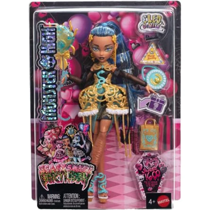 MonsterHigh™ Anziehpuppe Cleo, Scary Sweet Birthday Edition mit Zubehör für Geburtstagsfeier – Bild 6
