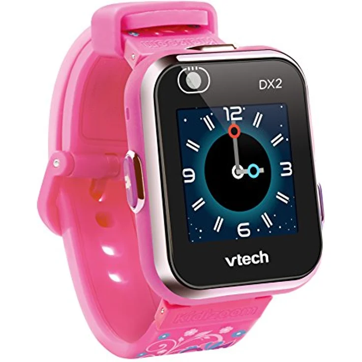 Vtech Electronics Europe BV 80-193834 Kidizoom Smart Watch DX2 ve, Pink mit Blumen – Bild 2