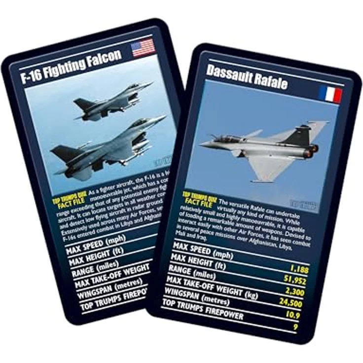Top Trumps Ultimate Military Jets Kartenspiel – Bild 5