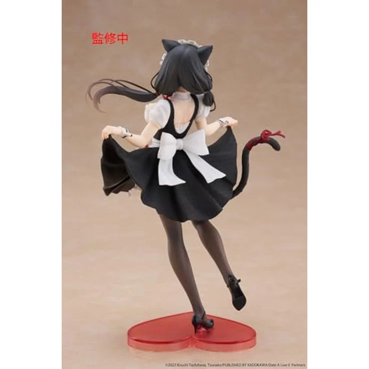 Taito Date A Live V Coreful PVC Statue Kurumi Tokisaki Cat Ear Maid Ver. 18 cm, detailreiche Sammelfigur in Geschenkbox – Bild 5