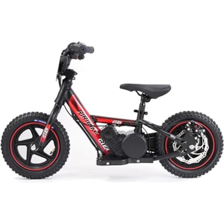 Beneo RIRIBIKE RTX3, Elektro Laufrad für Kinder, 24V 100W, rot, mit Lithium-Batterie, Scheibenbremse, verstellbarem Polyurethan-Sitz, 12 Zoll – Bild 2