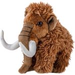 Teddys Rothenburg Kuscheltier Mammut klein 23 cm Uni-Toys, braun, maschinenwaschbar bis 30°C