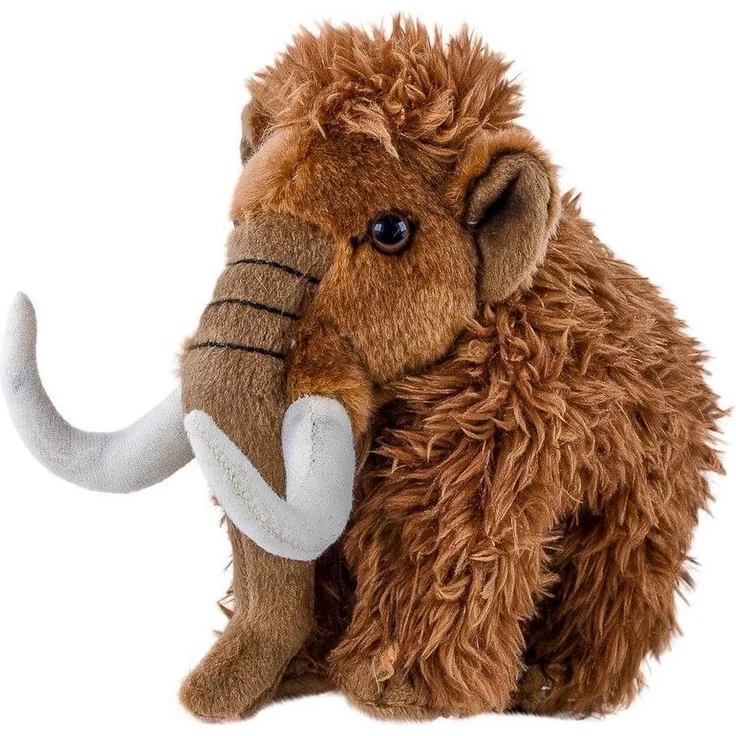 Teddys Rothenburg Kuscheltier Mammut klein 23 cm Uni-Toys, braun, maschinenwaschbar bis 30°C – Bild 1