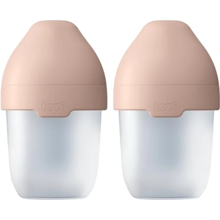 LOVI Mammafeel Bottle 150ml, Babyflasche 0 m+ im 2er Set, BPA-frei, ergonomisches Design – Bild 2