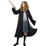 Funidelia Offizielles Hermione-Kostüm für Damen, Größe L, Gryffindor, Magos, Filme & Series, Hogwarts - Grau/Silber - 100% Offizielles Lizenzprodukt