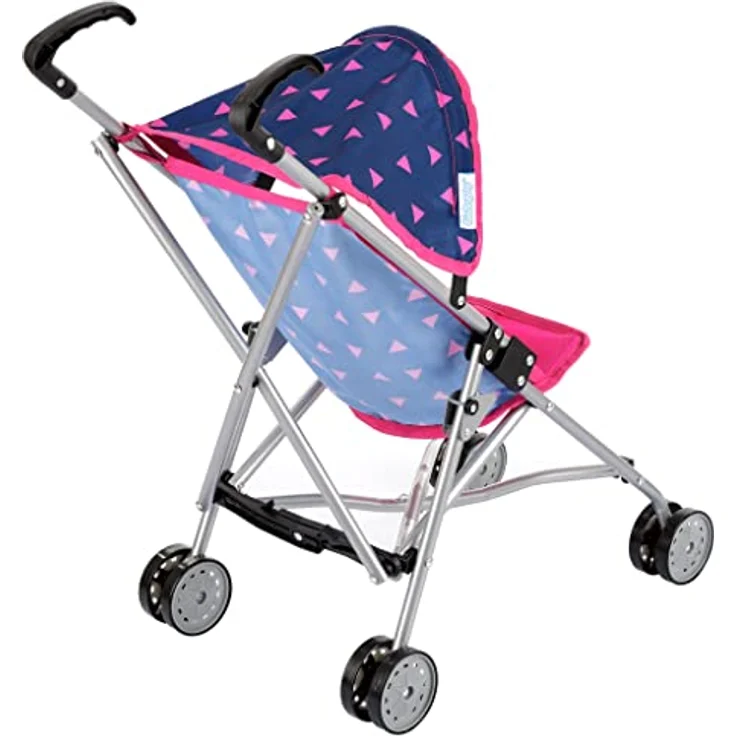 Kinderplay Puppenbuggy, Puppenwagen, Puppen Buggy - Leichte Stabile Konstruktion, Griffhöhe 54 cm, Modell KP0290 (KP0290T) – Bild 3