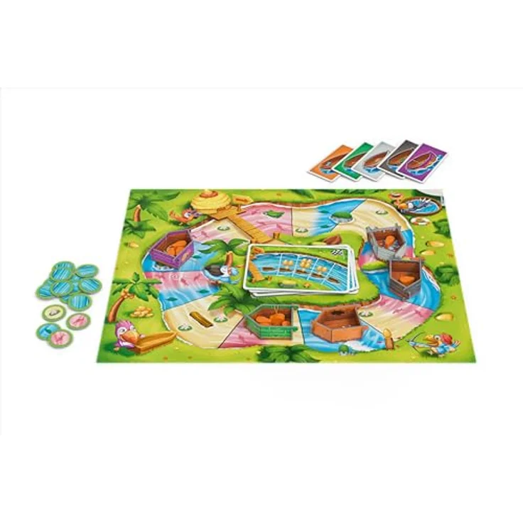 Piatnik Papaya Boats, Brettspiel für Kinder mit kreativem Spielkonzept – Bild 2