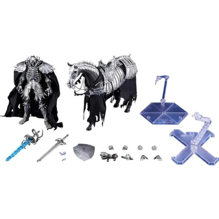 Max Factory Skull Knight DX Edition, 17 cm Berserk Figur mit Pferd, Schwert und Zubehör