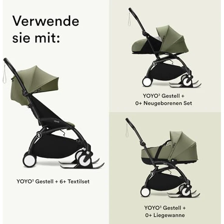 Stokke YOYO Ski - Schiebe deinen Kinderwagen sicher durch den Schnee - Inklusive Schutztasche – Bild 4