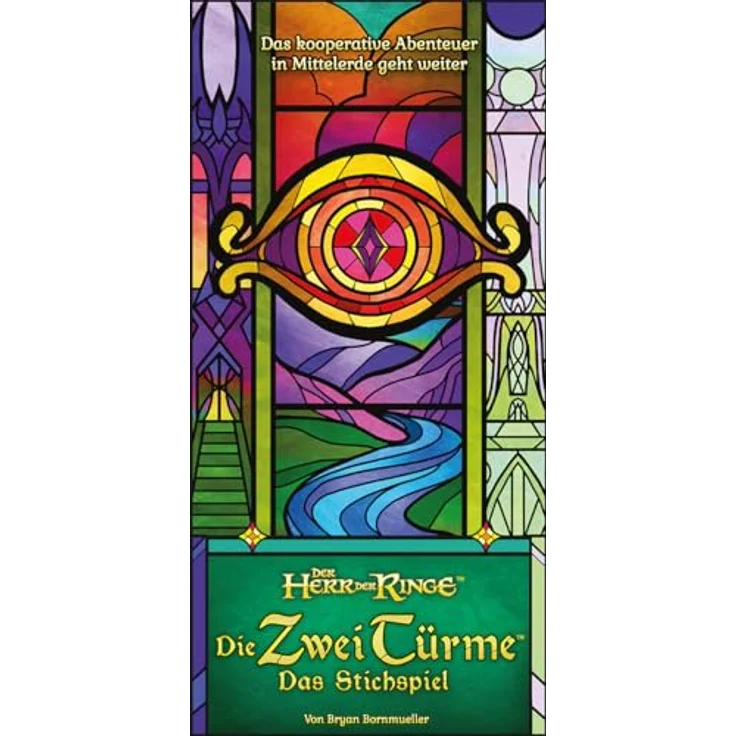 Asmodee Der Herr Der Ringe: Die Zwei Türme - Kooperatives Stichspiel für 1-4 Spieler mit 18 Kapiteln und Solo-Option – Bild 2