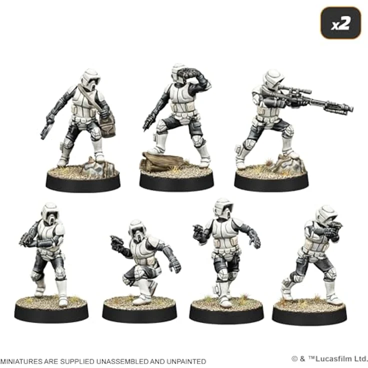 Atomic Mass Games SW Legion Empire Starter Set, Miniaturenspiel mit 37 hochdetaillierten Figuren, mehrsprachig (FR-DE-EN-ES) – Bild 5