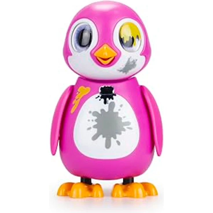 Silverlit Rettungspinguin Interaktiver rosa Pinguin mit 20 verschiedenen Emotionen + 5 Zubehörteilen inklusive Ton- und Lichteffekte Lernerlebnis AAA-Batterien inklusive Ab 5 Jahren – Bild 3