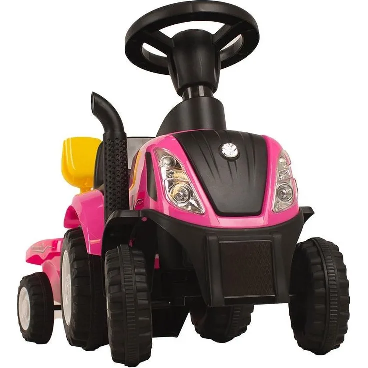 Babytrold Tractor Ride-On, Aufsitztraktor für Kinder, pink, robust und stabil für drinnen und draußen