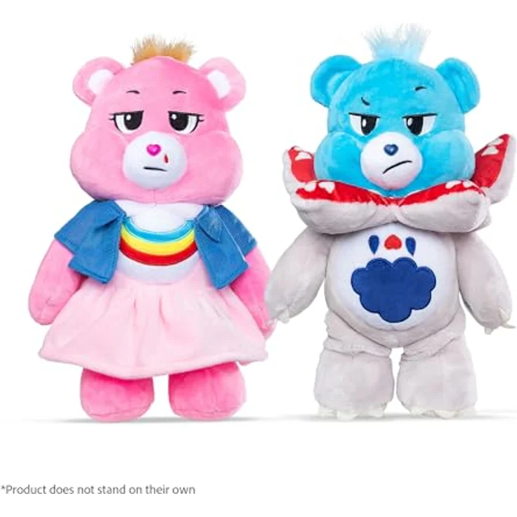 Basic Fun Care Bears x Stranger Things 2-Pack Boxset, 30cm – Cheer Bear als Eleven & Grumpy Bear als Demogorgon – Limited Edition Stoffpuppen Geschenkset – Bild 3