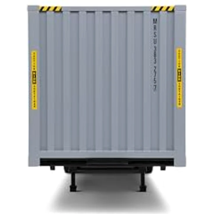Solido 1:24 Container Anhänger, grau, Die-cast mit Kunststoffsockel, perfekt als Geschenk – Bild 2