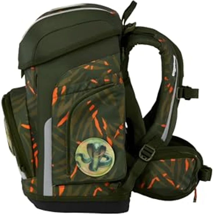 ergobag cubo Set, ergonomischer Schulranzen 5-teilig für 1. Klasse, inklusive Sportbeutel und gefülltem Federmäppchen, individualisierbar, in bunten Farben – Bild 4